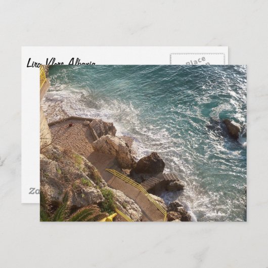 Vlore Albanien Postkarte (Vorne/Hinten)