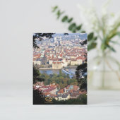 Vltava Fluss Prag Postkarte (Stehend Vorderseite)