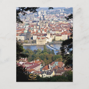 Vltava Fluss Prag Postkarte