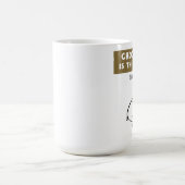 VM8577 Vimrod "Schokolade ist die Antwort " Kaffeetasse (Mittel)