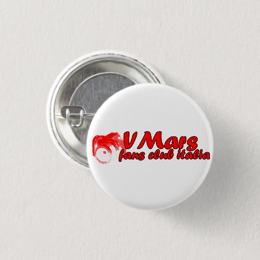 VMars Knopfrot Button (Vorne & Hinten)