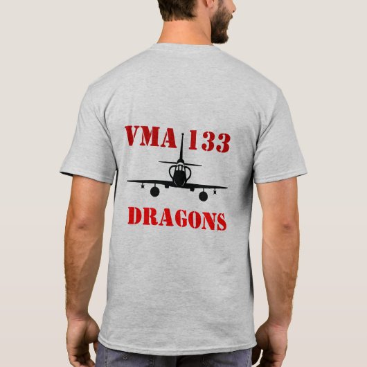 VMFA-133 - Hellfarbig T-Shirt (Rückseite)