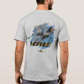 VMFA 332 w/Hornet - hellfarbig T-Shirt (Rückseite)