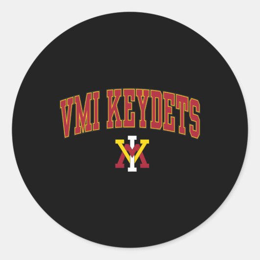 Vmi Keydets Arch over Runder Aufkleber (Vorderseite)