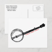 VMS Banjo Postcard Postkarte (Vorne/Hinten)