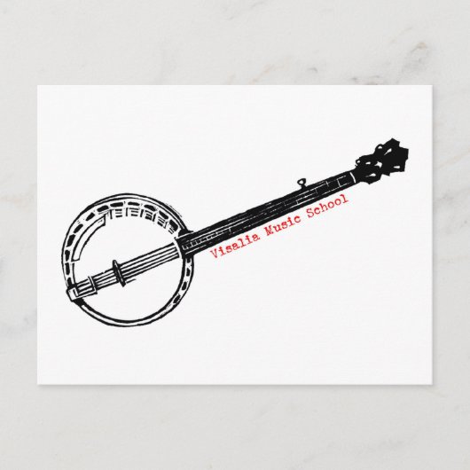 VMS Banjo Postcard Postkarte (Vorderseite)
