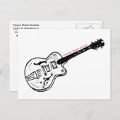 VMS Electric Guitar Postcard Postkarte (Vorne/Hinten)