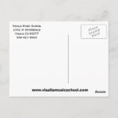 VMS Snare Drum Postkarte (Rückseite)