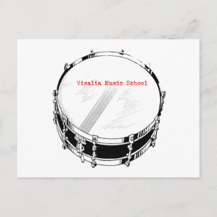VMS Snare Drum Postkarte
