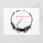 VMS Snare Drum Postkarte (Vorderseite)