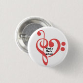 VMSclef-Herz-Knopf Button (Vorne & Hinten)