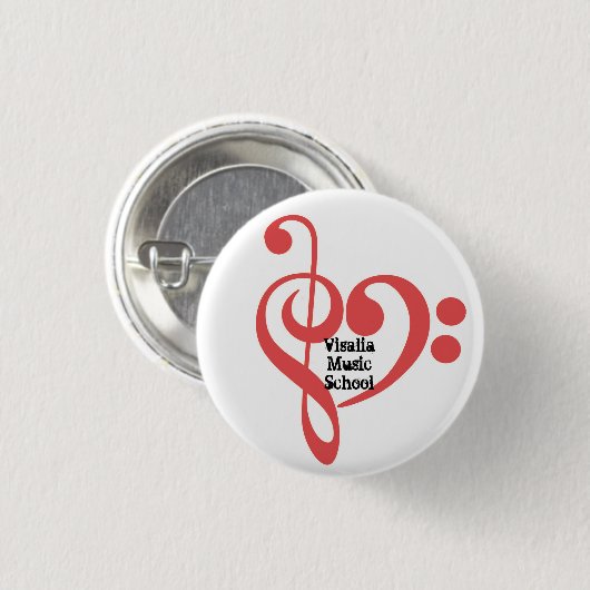 VMSclef-Herz-Knopf Button (Vorne & Hinten)