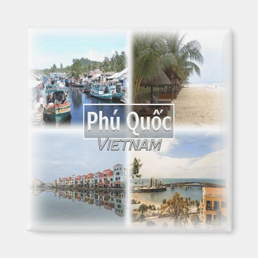 VN0015 Asien, Vietnam, Phu Quoc, Kühlschrank Magnet (Vorne)