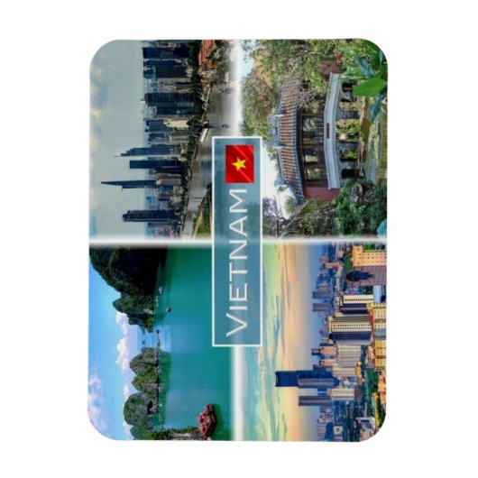 VN Vietnam - Ha Long Bay - Magnet (Vertikal)