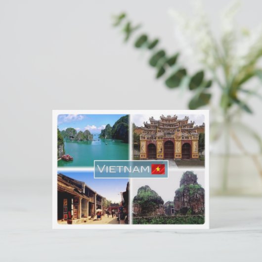 VN Vietnam - Postkarte (Stehend Vorderseite)