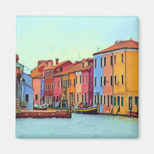 VNT005 BURANO, VENICE, Venetian Lagoon, Fridge Magnet