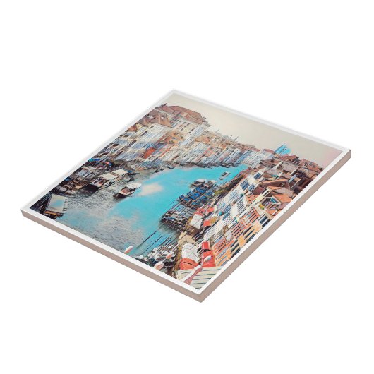 VNT008 VENICE, Canal Grande, Italien, Fliese (Seite)