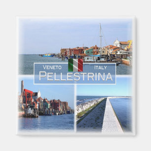VNT015 PELLESTRINA, Mosaic, Veneto, Italy, Fridge Magnet
