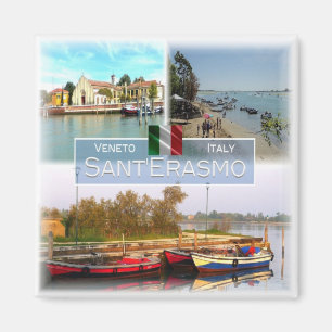VNT016 SANT'ERASMO, Mosaic, Veneto, Italy, Fridge Magnet