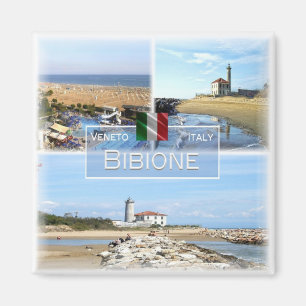 VNT022 BIBIONE, Mosaik, Venetien, Italien, Kühlsch Magnet