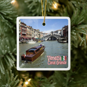 VNT040 VENICE, Panorama, Venetien, Italien, Keramikornament