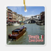 VNT040 VENICE, Panorama, Venetien, Italien, Keramikornament (Vorderseite)