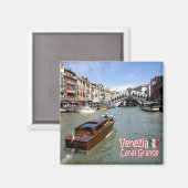 VNT040 VENICE, Panorama, Venetien, Italien, Kühlsc Magnet (Vorderseite/Rückseite)