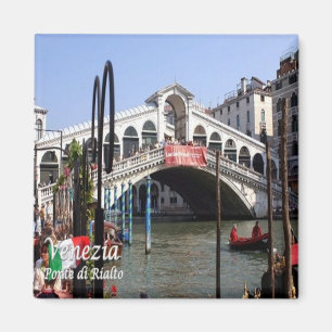VNT047 VENICE, RIALTO BRIDGE, Italien, Kühlschrank Magnet