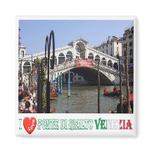 VNT048 VENICE, RIALTO BRIDGE I Liebe, Italien, Küh