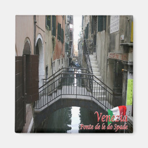 VNT052 VENICE, DE LE DO SPADE BRIDGE, Kühlschrank Magnet