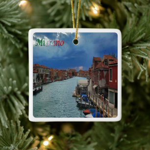 VNT055 VENEDIG, MURANO, Venetien, Italien, Keramikornament