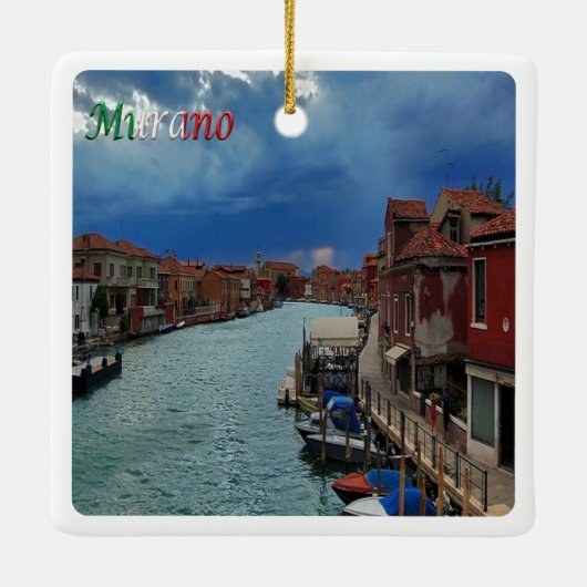 VNT055 VENICE, MURANO, Venetien, Italien, Keramikornament (Rückseite)
