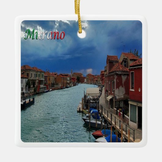 VNT055 VENICE, MURANO, Venetien, Italien, Keramikornament (Vorderseite)
