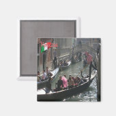 VNT063 VENEDIG, Gondeln, Venetien, Italien, Kühlsc Magnet (Vorderseite/Rückseite)