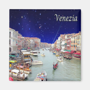 VNT068 VENICE, Canal Grande, Venetien, Italien, Kü Magnet