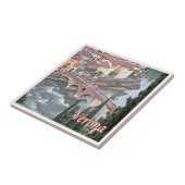 VNT085 VERONA, Roman Bridge, Verona, Italien, Fliese (Seite)
