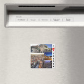 VNT089 VERONA I Liebe, Mosaik, Italien, Kühlschran Magnet (In Situ (Geschirrspüler))