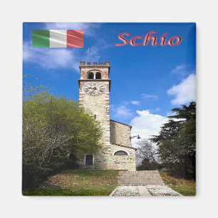 VNT100 SCHIO, Burg, Venetien, Italien, Kühlschrank Magnet
