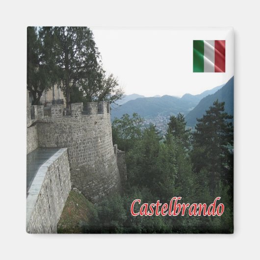 VNT117 CASTELBRANDO, Venetien, Italien, Kühlschran Magnet (Vorne)