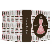 Vntage Apron Rezeptbuch Binder