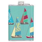 Vntage Dinghies Flachmann (Rückseite)