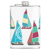 Vntage Dinghies Flachmann (Vorderseite)