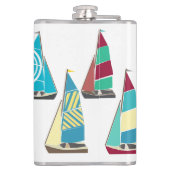 Vntage Dinghies Flachmann (Rückseite)