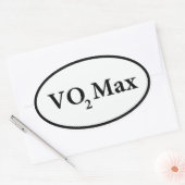 vo2 max ovaler aufkleber (Umschlag)