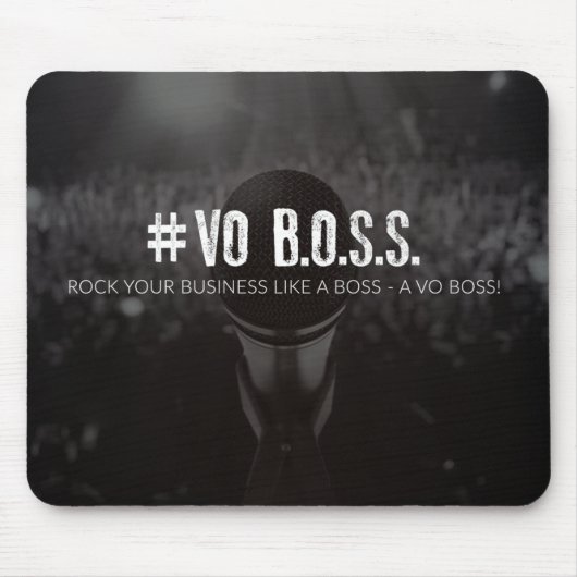 VO BOSS Rock Your Mouse Pad Mousepad (Vorne)