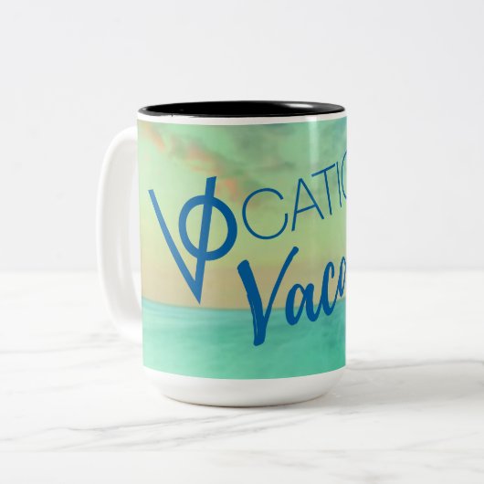 VOation Vacation Tasse (Vorderseite Links)