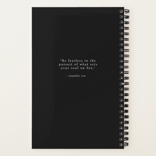 VOAWW Small Hardcover-Notebook Notizblock (Rückseite)