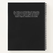VOAWW Softcover-Notebook Notizblock (Rückseite)