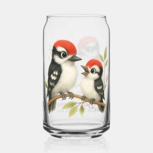 Vocal Red-Blies Woodpecker Dosenglas (Rückseite)