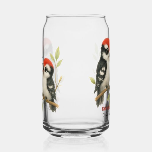 Vocal Red-Blies Woodpecker Dosenglas (Rechts)